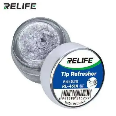 Picture of Soldering Iron Tip Refresher Non-stick Tin Solder Cream Clean Paste for Oxide Head Resurrection Oxidative Activator Tips Restore And Update Repair Tools Koocu KC-R1/9G RL-461 Cottden Similar  Atten AT-F10 JSD-40A  6 gram