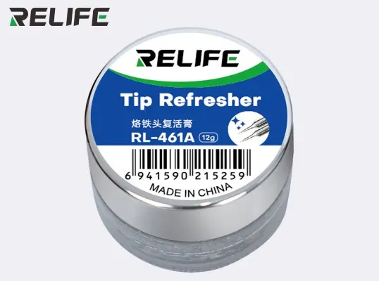 Picture of Soldering Iron Tip Refresher Non-stick Tin Solder Cream Clean Paste for Oxide Head Resurrection Oxidative Activator Tips Restore And Update Repair Tools Koocu KC-R1/9G RL-461 Cottden Similar  Atten AT-F10 JSD-40A  6 gram