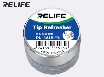 Picture of Soldering Iron Tip Refresher Non-stick Tin Solder Cream Clean Paste for Oxide Head Resurrection Oxidative Activator Tips Restore And Update Repair Tools Koocu KC-R1/9G RL-461 Cottden Similar  Atten AT-F10 JSD-40A  6 gram