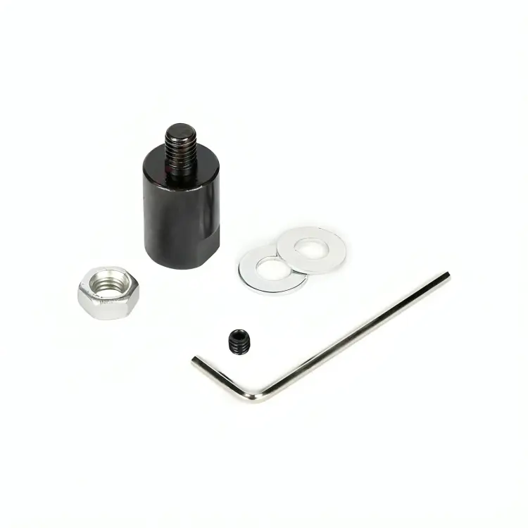 Picture of M10 5mm Shank Arbor Mandrel Connector Adaptors Cutting Tools For 5mm Shaft Motors & 775 Motor Shaft Coupler 5mm M10 Shank Saw Chuck Adapters Grinding Disk Coupling Angle Grinder 