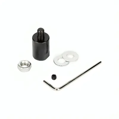 Picture of M10 5mm Shank Arbor Mandrel Connector Adaptors Cutting Tools For 5mm Shaft Motors & 775 Motor Shaft Coupler 5mm M10 Shank Saw Chuck Adapters Grinding Disk Coupling Angle Grinder 
