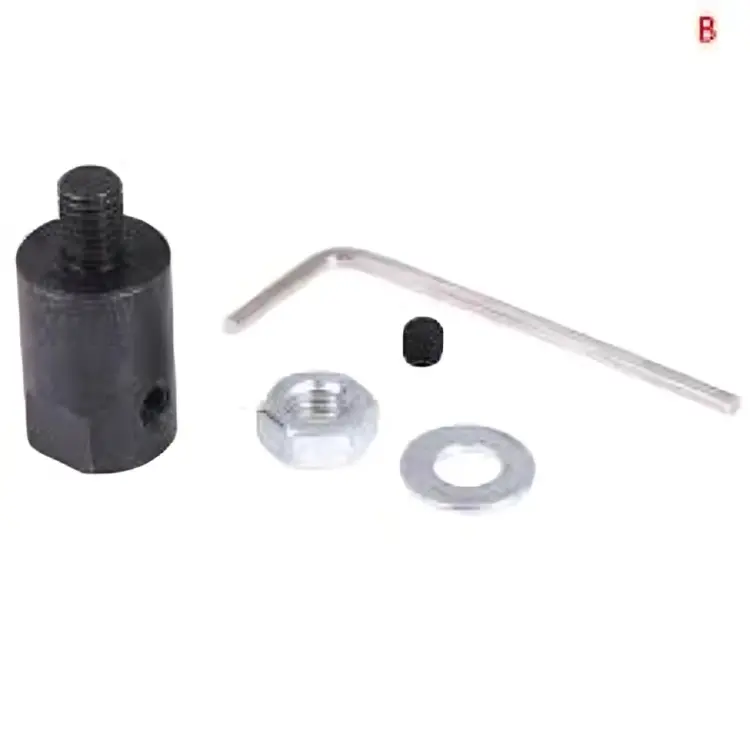 Picture of M10 5mm Shank Arbor Mandrel Connector Adaptors Cutting Tools For 5mm Shaft Motors & 775 Motor Shaft Coupler 5mm M10 Shank Saw Chuck Adapters Grinding Disk Coupling Angle Grinder 