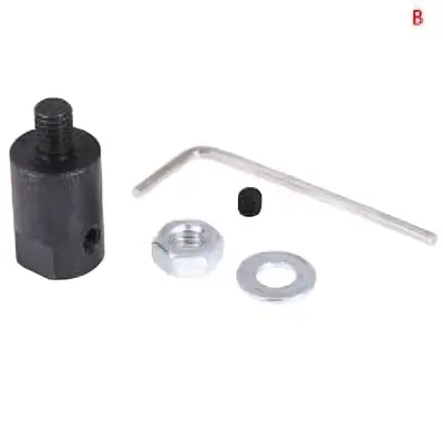 Picture of M10 5mm Shank Arbor Mandrel Connector Adaptors Cutting Tools For 5mm Shaft Motors & 775 Motor Shaft Coupler 5mm M10 Shank Saw Chuck Adapters Grinding Disk Coupling Angle Grinder 