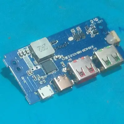 Picture of 27W IP5356 Quick Charge PD3.1 USB 3.1 Gen-1 Digital Power Bank Circuit 3 in 1 Charging Input Output Port LED Display Multicolor