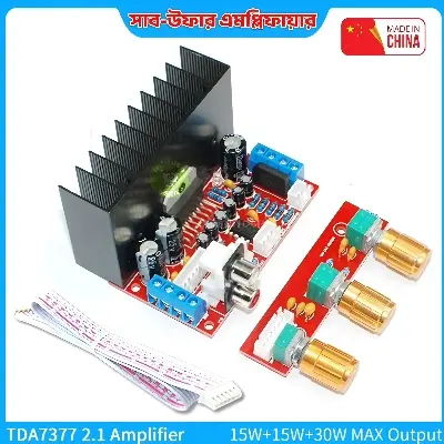 Picture of TDA7377 Dual Channel 2.0 4Ω 30W+30W 12V-18V Power Audio Amplifier 