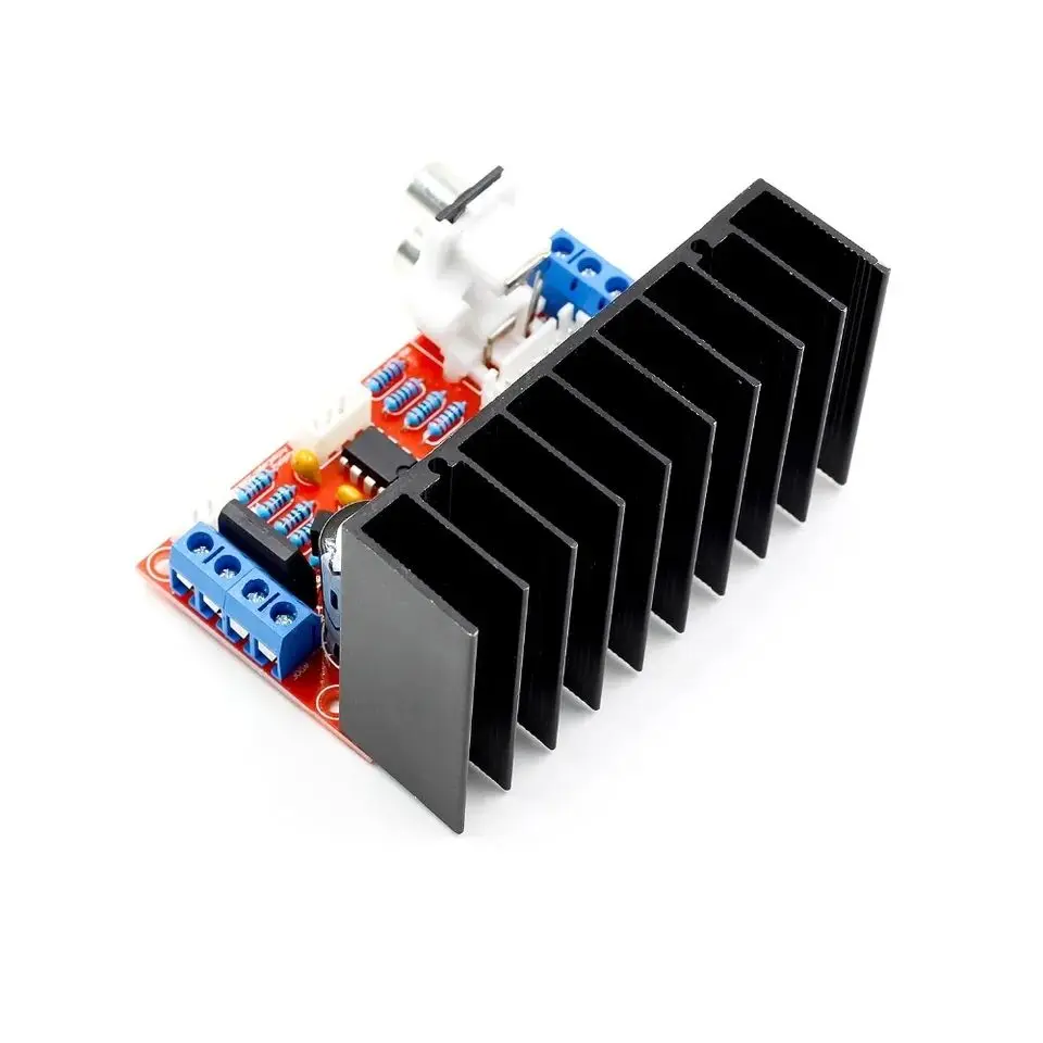 Picture of TDA7377 2.1ch Amplifier Single Power Computer Super Bass 2.1 Sub-Woofer Amplifier Board 10W +10W 30W Sub Woofer 12V-18V AC DC 