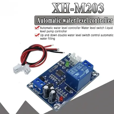 Picture of XH-M203 Full Automatic Water Level Controller Pump Switch Module AC/DC 12V Relay 