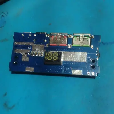 Picture of IP5356 27W Quick Charge PD3.1 USB 3.1 Gen-1 Digital Power Bank Circuit 3 in 1 Charging Input Output Port LED Display 