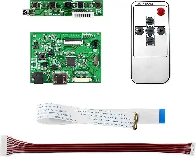 Picture of 30 Pin eDP Ultra Laptop Screen Driver Controller Board 0.5mm EDP for 11.6" 13.3" 14" 15.6" 17.3 inch 1920x1080 NT156FHM NV156FHM LTN156HL01 N156HGE-EA1 N173HCE-E11 B156HTN03.0 LED Screen eDP 30 pin Controller