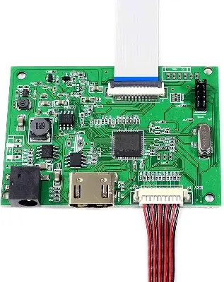 Picture of 30 Pin eDP Ultra Laptop Screen Driver Controller Board 0.5mm EDP for 11.6" 13.3" 14" 15.6" 17.3 inch 1920x1080 NT156FHM NV156FHM LTN156HL01 N156HGE-EA1 N173HCE-E11 B156HTN03.0 LED Screen eDP 30 pin Controller