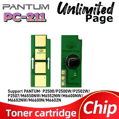 Picture of Pantum Toner Cartridge Chip PC-211 PC-211EV Unlimited Pages for Pantum P2200/P2500W/P2500/M6500/6550/6600 PC-211