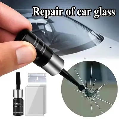 Picture of Automotive Glass Nano Repair Fluid New Upgrade Car Window Glass Crack Chip Repair Tool Kit Crack nano-repair fluid Car Universal 
