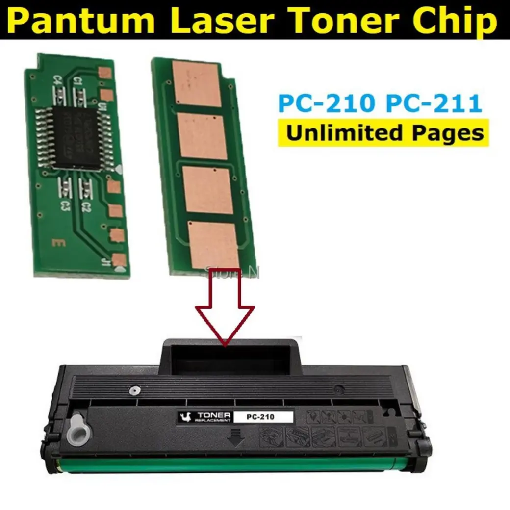 Picture of PC-211EV Toner Cartridge Chip Unlimited Pages PC-211 for Pantum P2200/P2500W/P2500/M6500/6550/6600 Chip