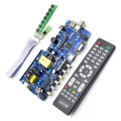 Picture of T.R67.671 Universal 3 in 1 LED TV Motherboard Built in Power Board & LED Backlight Driver For 24 inch to 28 inch LED TV Similar Replaced TP.V56.PA671 PA675 For 24 to 28 inch