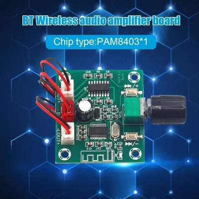 Picture of XH-A158 PAM8403 Audio Power Amplifier Board 2 times 5w Bluetooth-compatible 5.0 DIY Wireless Speaker Amplifier Board 2 Channel Multicolor