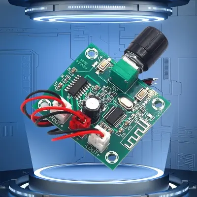 Picture of XH-A158 PAM8403 Audio Power Amplifier Board 2 times 5w Bluetooth-compatible 5.0 DIY Wireless Speaker Amplifier Board 2 Channel Multicolor
