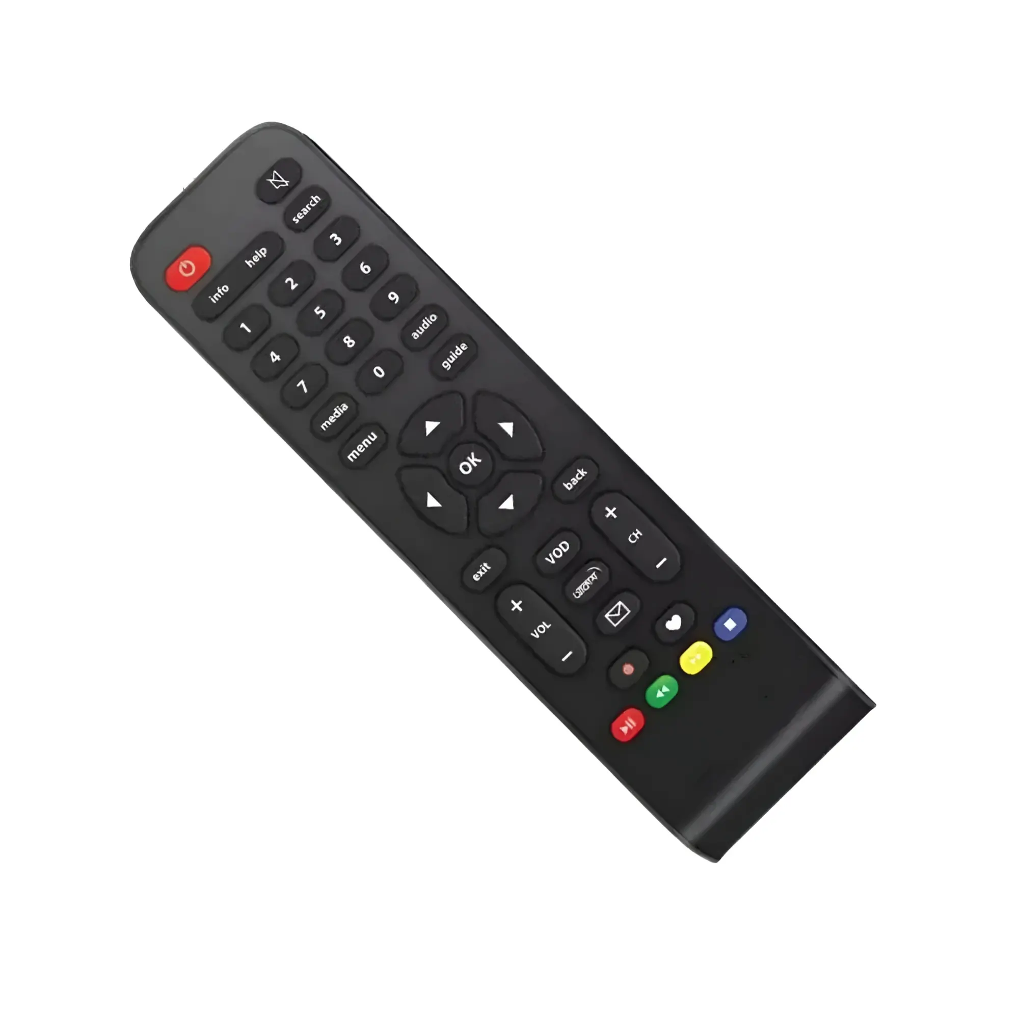 Picture of Universal Setup Box Remote Conttol All Function Work Akash. Remote Black