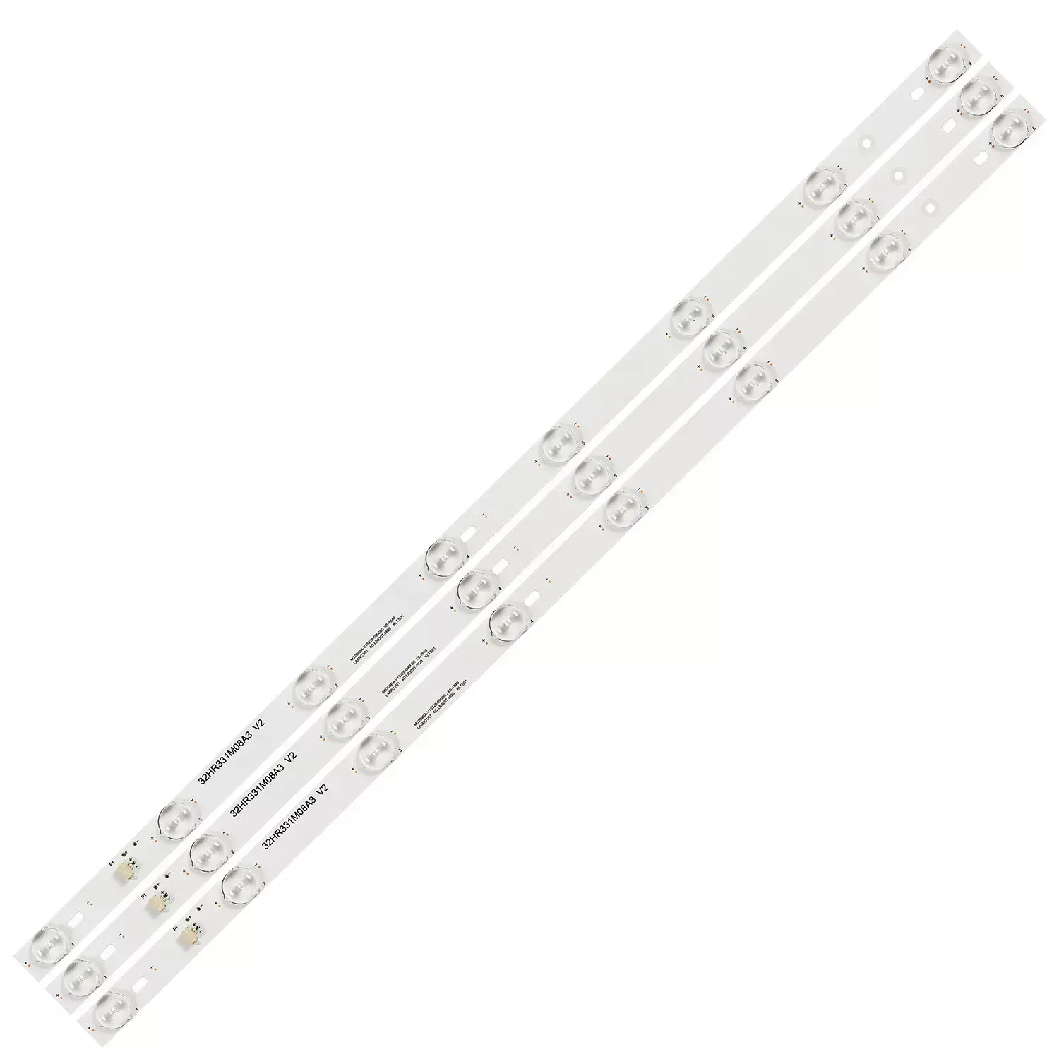 Picture of 3pcs TV LED Backlight Strips For 32 inch LED TV OEM32LB16-LED3030-V0.6 4C-LB320T-HQ9 3pcs 8LED Backligh