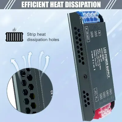 Picture of SMPS Power Supply 24V 100W Watt AC to DC Power Supply SMPS for XH-M139 Amplifier CCTV DIY ZK-502MT Multicolor