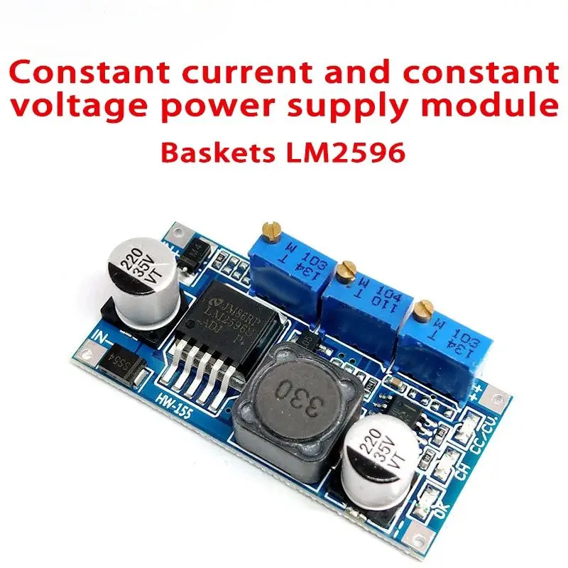 Picture of LM2596 LED Driver DC-DC Step-down Adjustable CC/CV Power Supply Module Battery Charger

Adjustable LM2596S Constant Current Multi