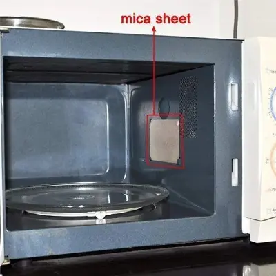 Picture of Waveguide Cover Mica Plates Sheets Microwave Oven Repairing Part 13 x 13 cm for Use Universal Microwave Oven Multicolor
