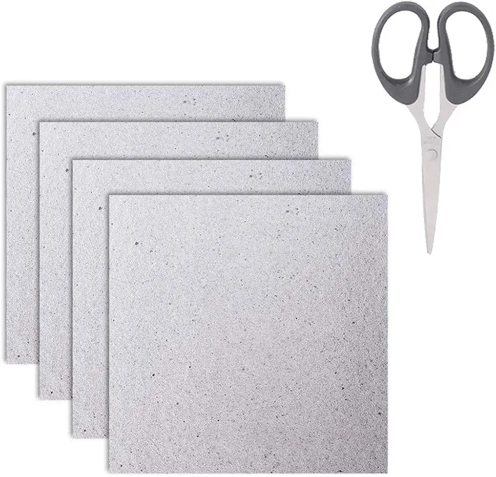 Picture of Waveguide Cover Mica Plates Sheets Microwave Oven Repairing Part 13 x 13 cm for Use Universal Microwave Oven Multicolor