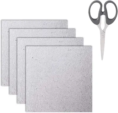 Picture of Waveguide Cover Mica Plates Sheets Microwave Oven Repairing Part 13 x 13 cm for Use Universal Microwave Oven Multicolor