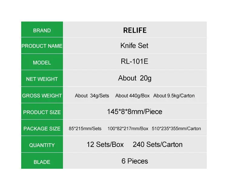 Picture of RELIFE RL-101E Aluminum Alloy Material Suitable For IC Removing Glue Engraving Filming Tools Multicolor