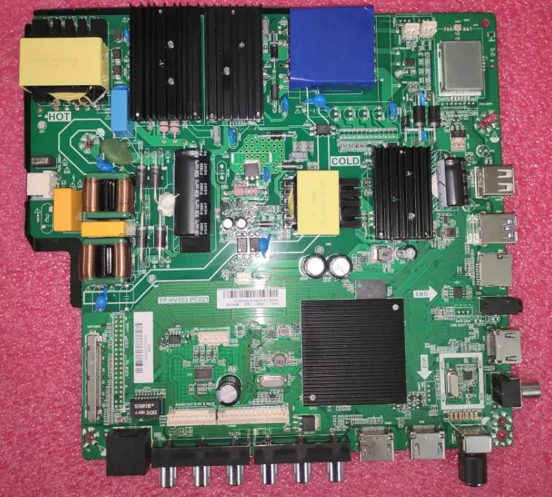 Picture of TP.HV553.PC821 dual output single and dual drive adjustable WiFi network motherboard 1G + 8G 4 core motherboard support 4K Multicolor
