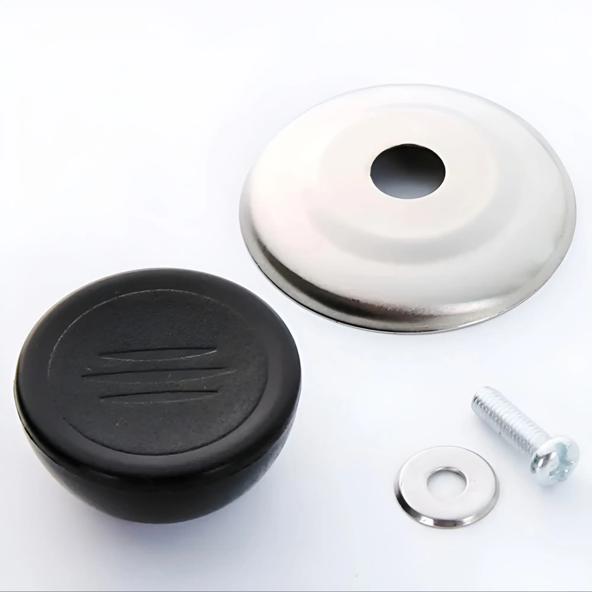 Picture of Universal Pan Cover Handle Replacement Kitchen Accessories Tools Kitchen Utensil Tools Grip Knob Anti-scalding Pot Pan Lid Hand Black