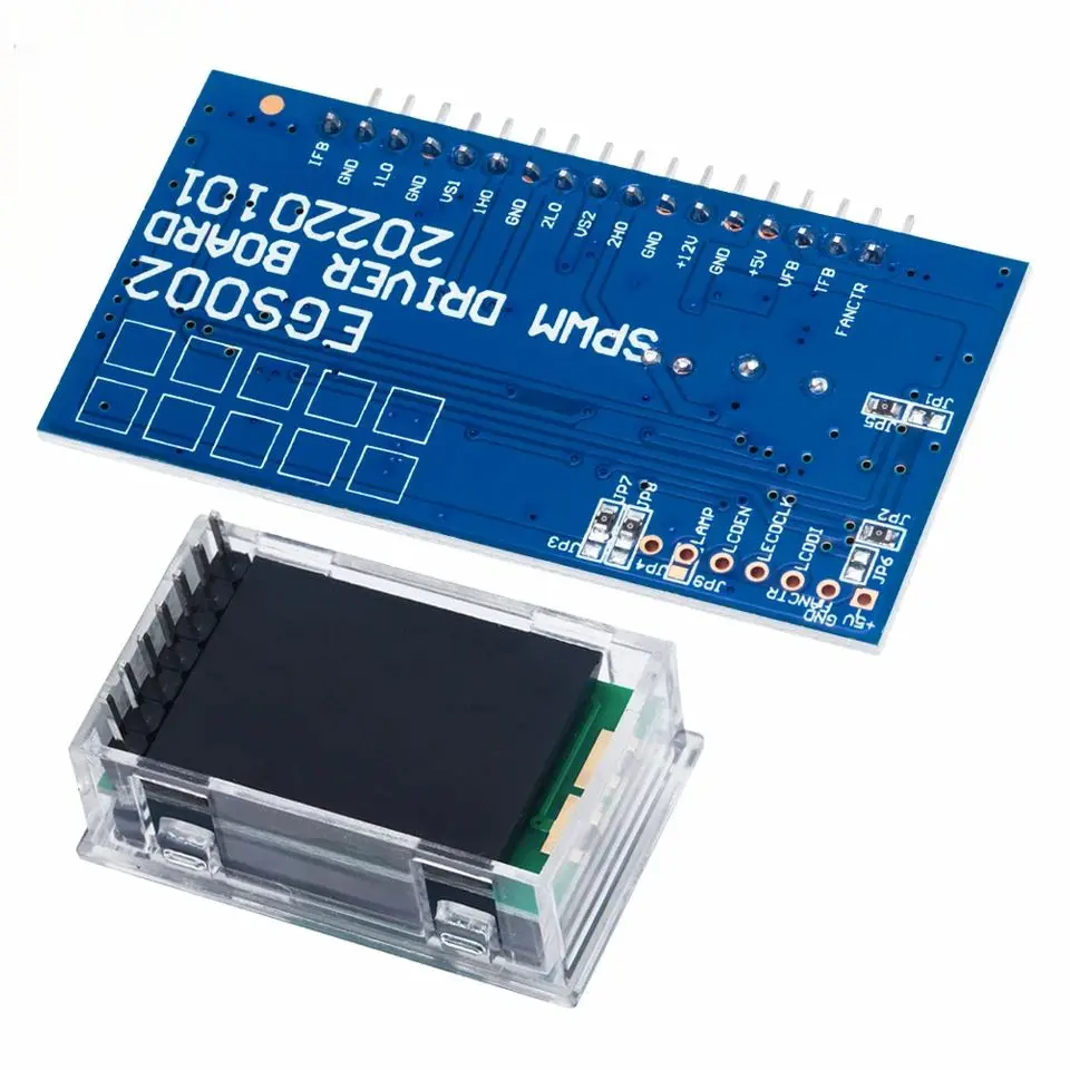 Picture of 5V DC-AC Pure Sine Wave Inverter SPWM Driver Board EGS002 12Mhz Crystal Oscillator EG8010 + IR2113 Driving Module LCD EG8010 + LCD