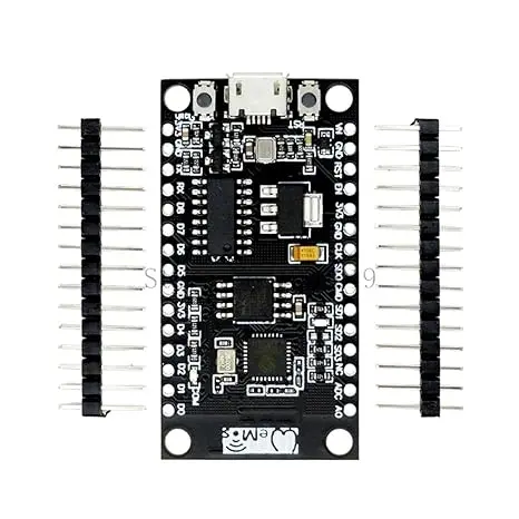 Picture of NodeMCU V3 Lua WIFI module integration of ESP8266 + Extra memory 32M Flash USB-serial CH340G 