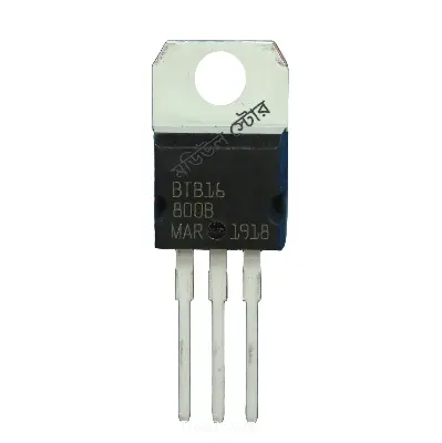 Picture of 3pcs BTB16-800 TO-220 Triac 2 Pcs 800V 16A AC Voltage Regulator For AC Switching Infrared Cooker Fan Regulator Light Dimmer Black