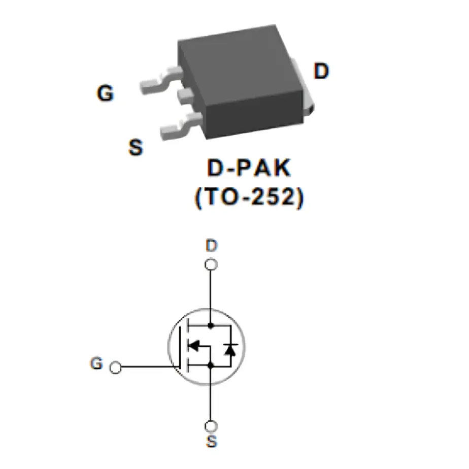 Picture of FDD 8447L 40V N-Channel Power MOSFET 40V 50A 8.5mR IC ( FDD8447L ) 2pcs_Multicolor