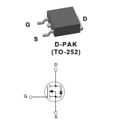 Picture of FDD 8447L 40V N-Channel Power MOSFET 40V 50A 8.5mR IC ( FDD8447L ) 2pcs_Multicolor