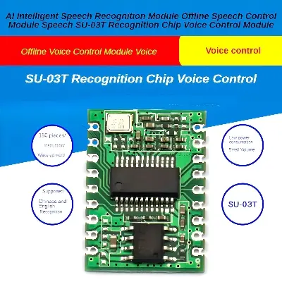 Picture of SU-03T Al Intelligent Speech Recognition Module

Offline Speech Control Speech Recognition Chip Voice Control Module Green