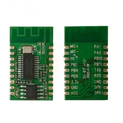 Picture of SU-61T AI Intelligent Speech Recognition Module

Offline Speech Control Module ASR voice

control bluetooth module Green