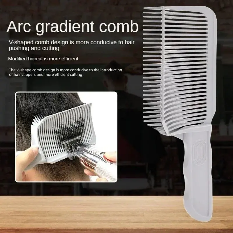 Picture of Fading Comb Professional Barber Clipper

Blending Flat Top Hair Cutting Comb for Men

Heat Resistant Fade Brush Salon Styling Tool White