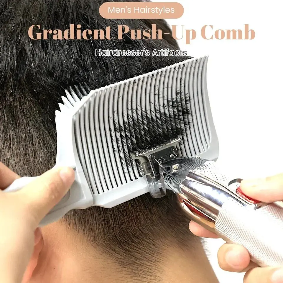 Picture of Fading Comb Professional Barber Clipper

Blending Flat Top Hair Cutting Comb for Men

Heat Resistant Fade Brush Salon Styling Tool White