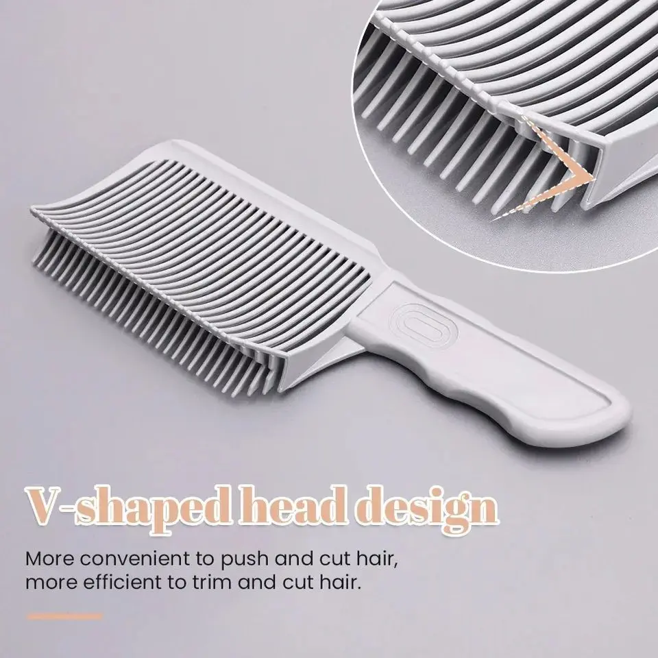 Picture of Fading Comb Professional Barber Clipper

Blending Flat Top Hair Cutting Comb for Men

Heat Resistant Fade Brush Salon Styling Tool White