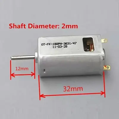 Picture of 180 High Speed Motor Strong Magnetic Carbon Brushed 180 Engine - High-Torque 180 Motor with Strong Magnetic Force for Various Applications Multicolor