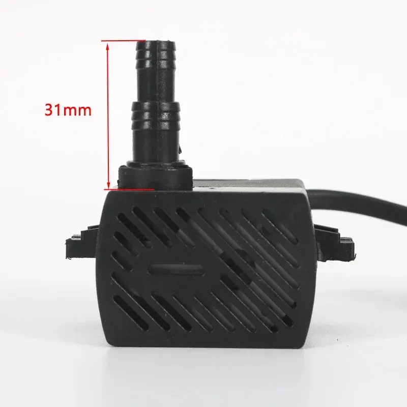Picture of HM-100 Air Conditioning Fan Accessories Submersible Pump Cold Fan Water Pump Chiller Suction Pump 8W Universal Type Black