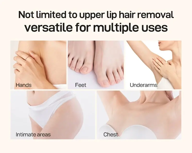 Picture of Wax Painless Hair Remover Ladies Epilator Cream Skin Care Lip Underarm Private Bikini Body Beauty Face Depilation Hair Removal Multicolor
