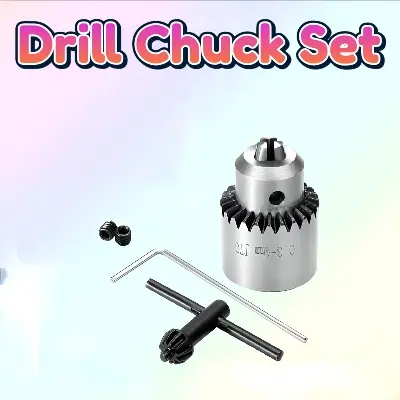 Picture of Electric Drill Chuck 0.3-4mm Jt0 Taper Drill Collet Keyless Adapter Black