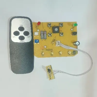 Picture of 2986-HS Rechargeable Fan Circuit update No Need Soldering Connector Type Remote Control Charger Fan Driver Board for 12V Battery BZ-2986HS-2-SMT KN-2986 For Benze Defender Kennedy Sunca Charger Fan 