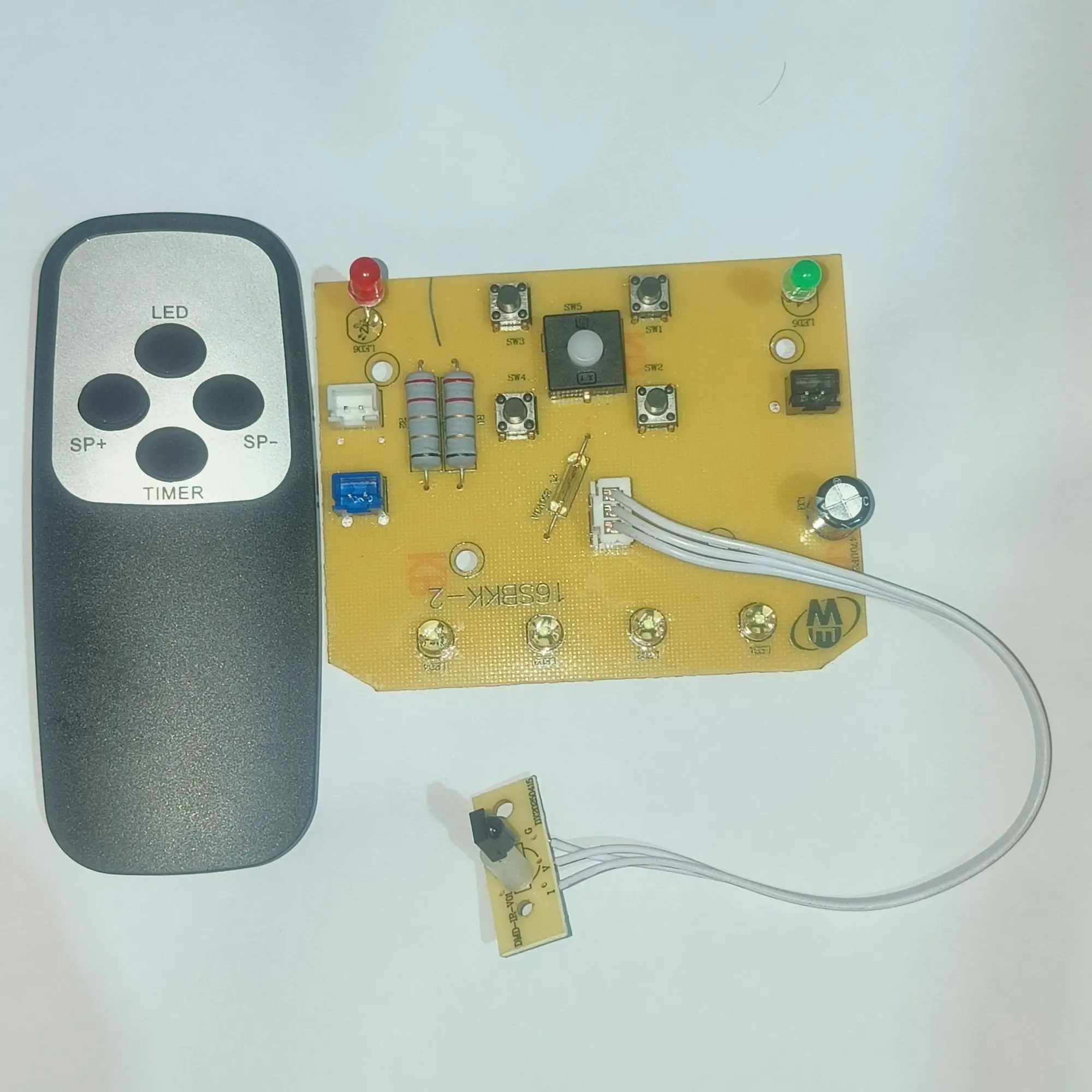Picture of 2986-HS Rechargeable Fan Circuit update No Need Soldering Connector Type Remote Control Charger Fan Driver Board for 12V Battery BZ-2986HS-2-SMT KN-2986 For Benze Defender Kennedy Sunca Charger Fan 
