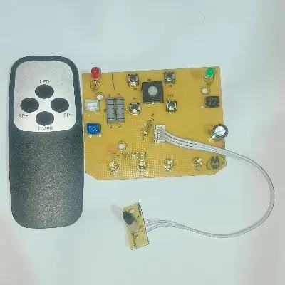 Picture of 2986-HS Rechargeable Fan Circuit update No Need Soldering Connector Type Remote Control Charger Fan Driver Board for 12V Battery BZ-2986HS-2-SMT KN-2986 For Benze Defender Kennedy Sunca Charger Fan 