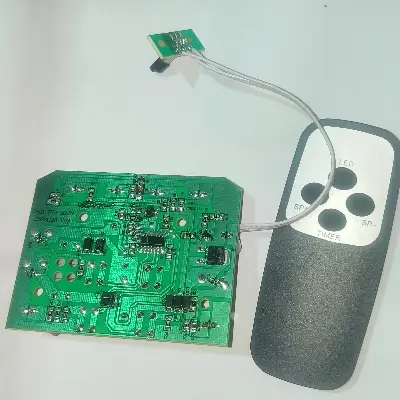 Picture of 2986-HS Rechargeable Fan Circuit update No Need Soldering Connector Type Remote Control Charger Fan Driver Board for 12V Battery BZ-2986HS-2-SMT KN-2986 For Benze Defender Kennedy Sunca Charger Fan 