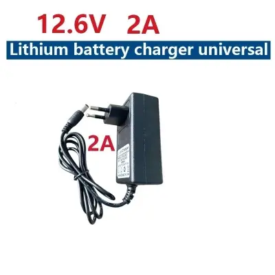 Picture of JX-12620 12.6V 2A lithium battery charger DC 18650 polymer lithium ion battery charger power Black