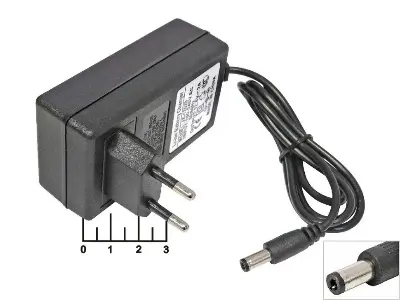 Picture of JX-12620 12.6V 2A lithium battery charger DC 18650 polymer lithium ion battery charger power Black
